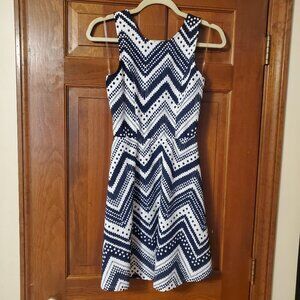Maurices Small Navy/White Dress